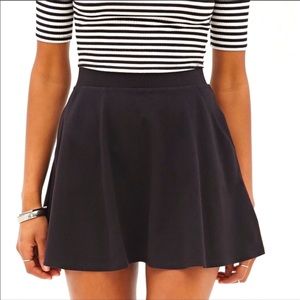 Black tennis skirt